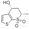(4S, 6S) -4H-Thiéno [2,3-b] -thiopyranne-4-ol-5,6-dihydro-6-méthyl-7,7-dioxyde CAS 147128-77-6